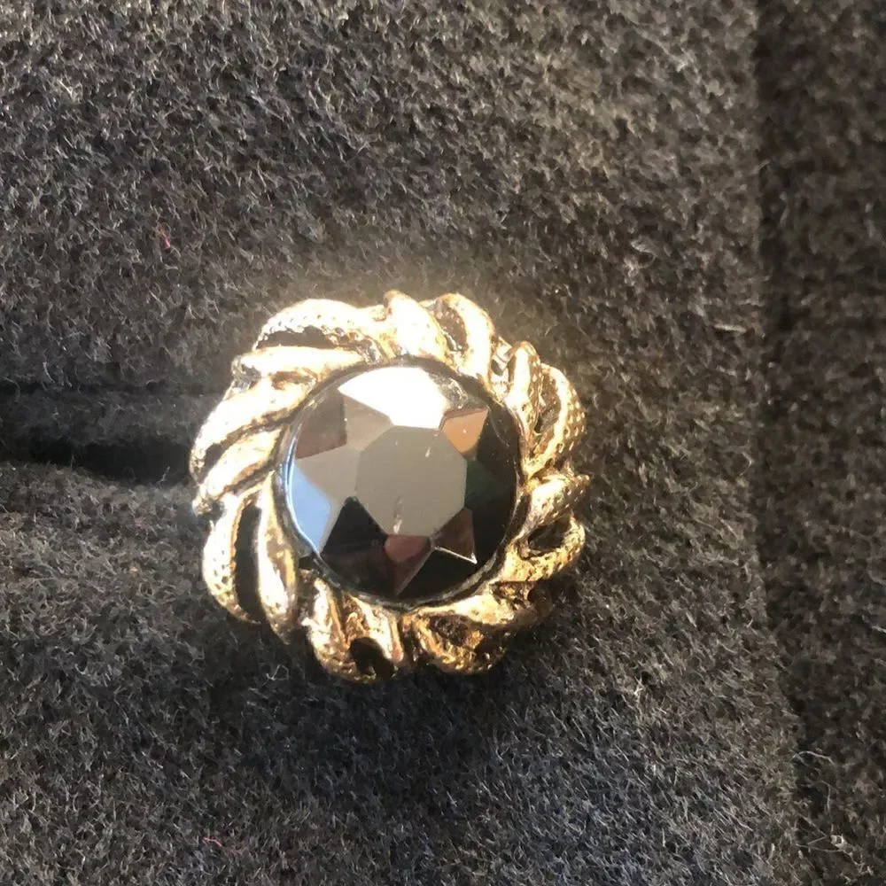 Vintage RANSOHOFFS black 100% baby Llama wool winter coat. Double breasted - Picture 13 of 17